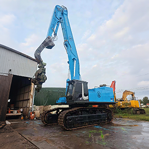 Специализированная стрела для забивки свай для экскаватора Hitachi ZX870 | Сверхпрочная стрела вибромолота для фундаментостроения