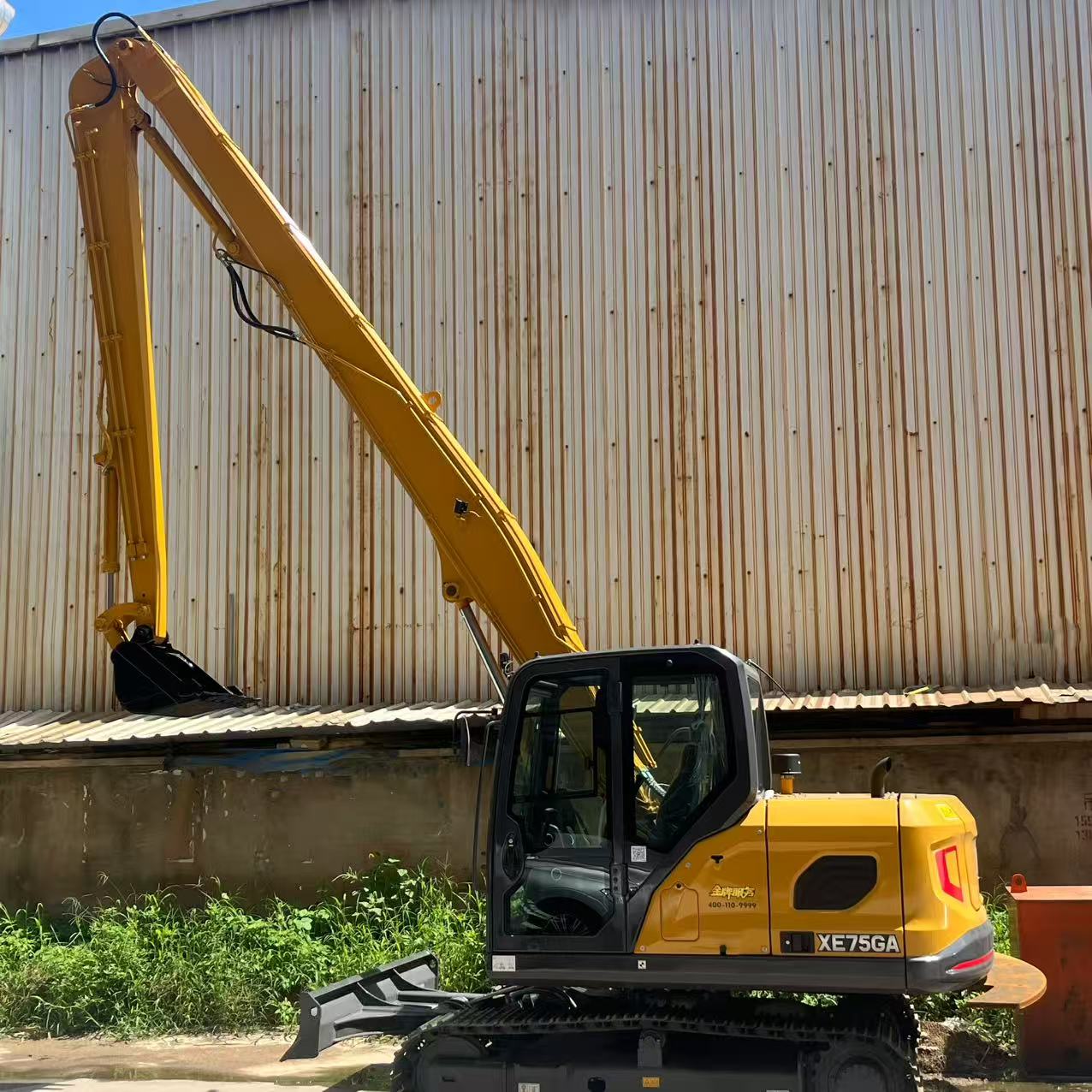 XCMG75 11m demolition long reach boom